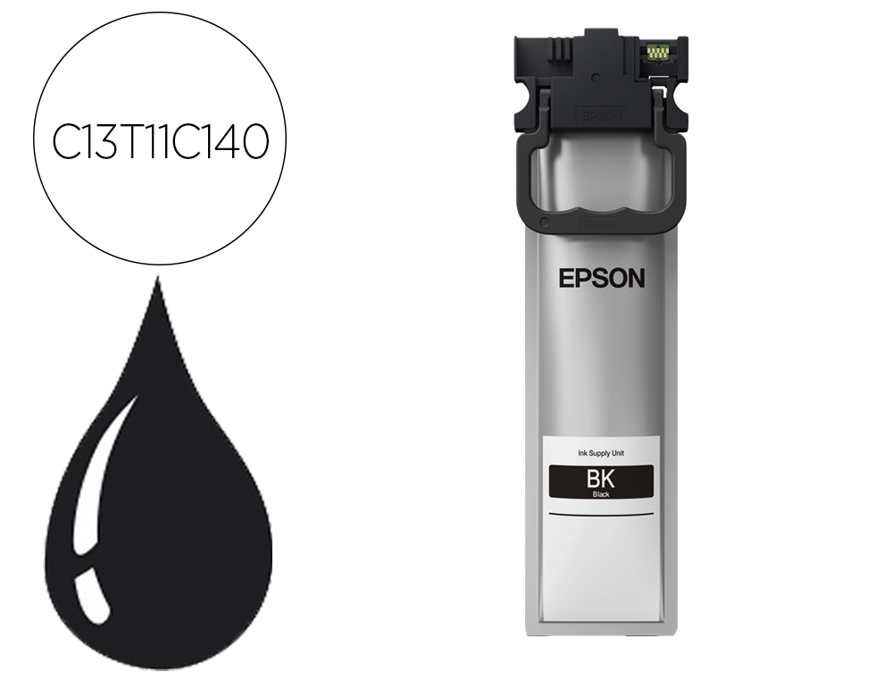 CARTOUCHE ENCRE EPSON WORKFORCE PROX WF-C5390,      WF-C5390DW, WF-C5890,         WF-C5890DWF 3000P NOIR