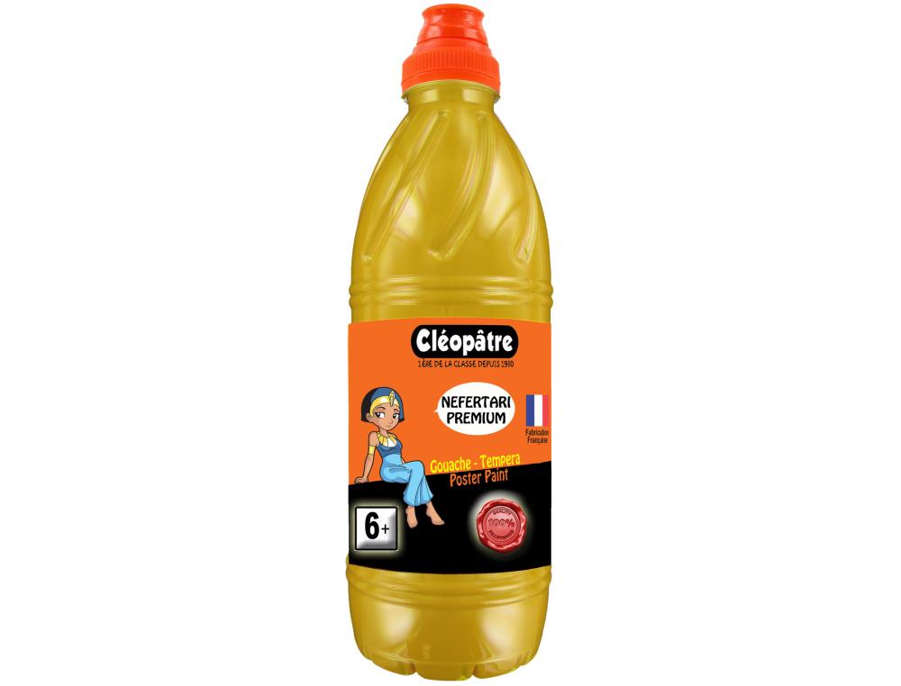 GOUACHE LIQUIDE CLEOPATRE NEFERTARI COLORIS OR LE       FLACON 1L