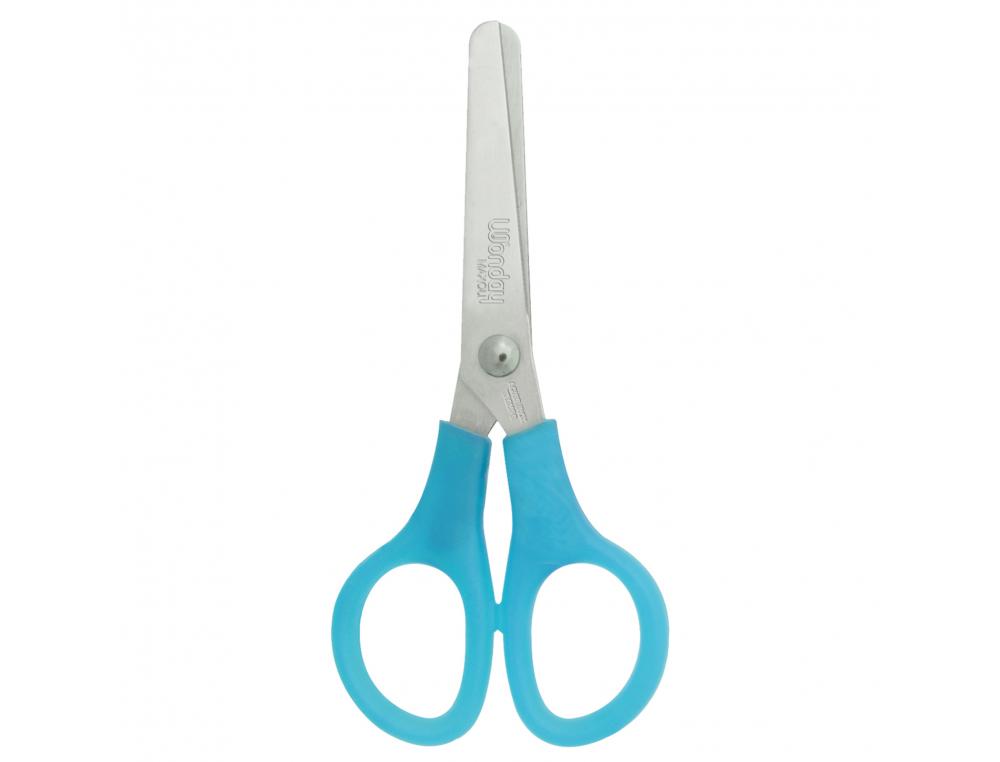 CISEAUX WONDAY MAXOU 10CM LAMES ACIER INOX BOUTS RONDS  ANNEAUX SYMETRIQUES