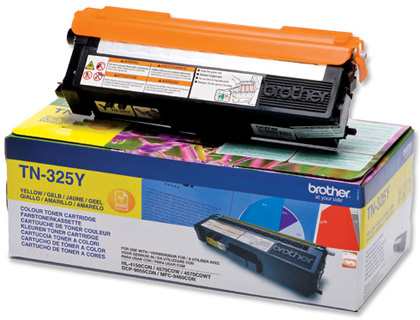TONER LASER BROTHER TN325Y COULEUR JAUNE HAUTE CAPACIT 3500P
