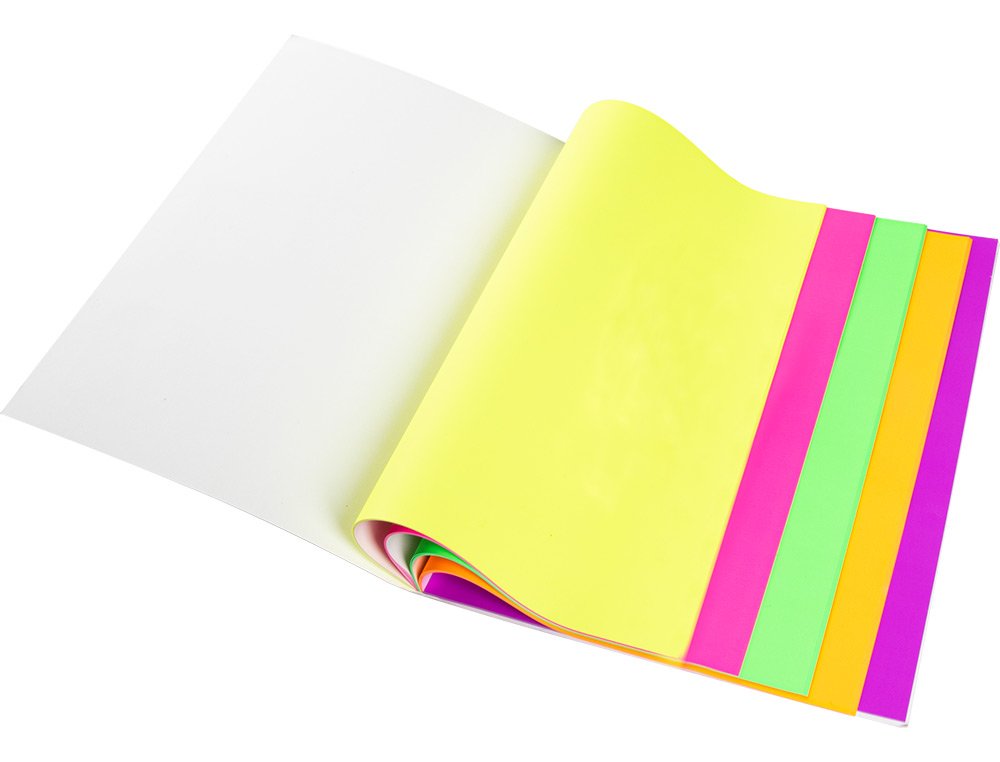 BLOC NOTES Q-CONNECT QUICK NOTES 210x297M 100F ELECTRO STATIQUES REPOSITIONABLES COLORIS NEON