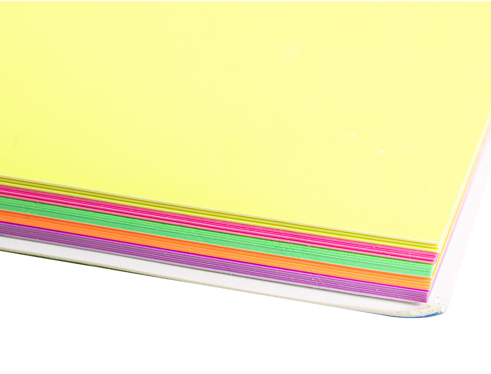 BLOC NOTES Q-CONNECT QUICK NOTES 210x297M 100F ELECTRO STATIQUES REPOSITIONABLES COLORIS NEON