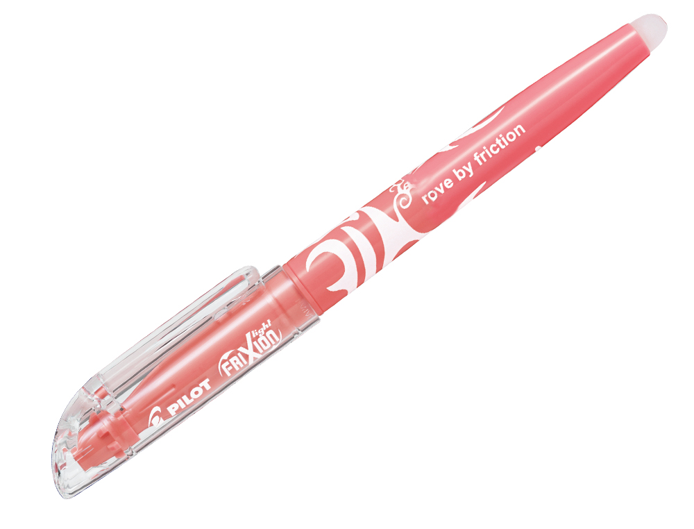 SURLIGNEUR PILOT FRIXION LIGHT NATURAL EFFACABLE POINTE MOYENNE BISEAUTEE COLORIS ROUGE
