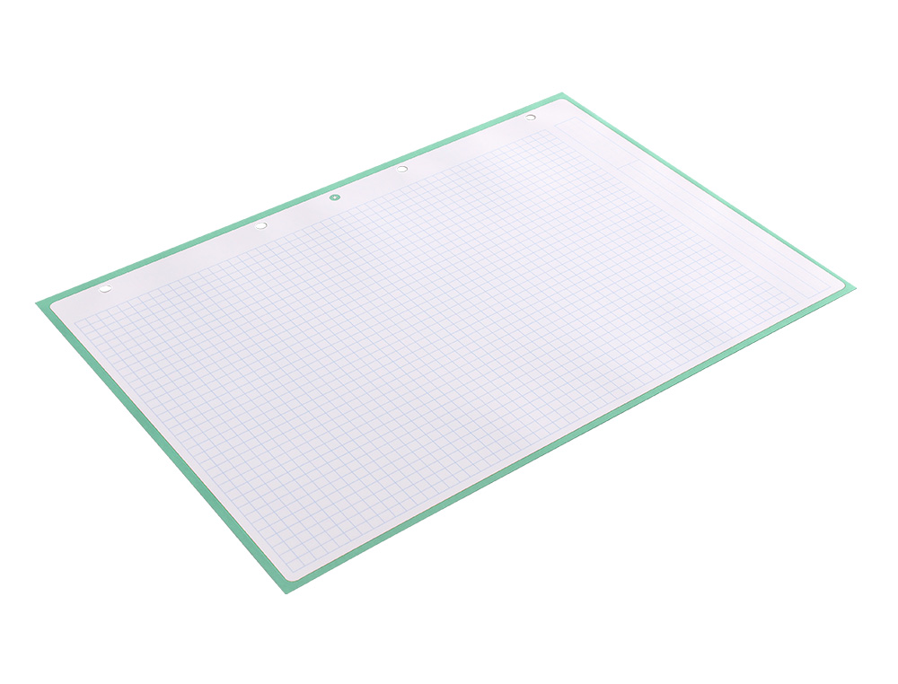 FEUILLET MOBILE ANTARTIK A4 80FEUILLES 90G QUADRILLAGE 5MM 4 TROUS BORD COLORIS MENTHE