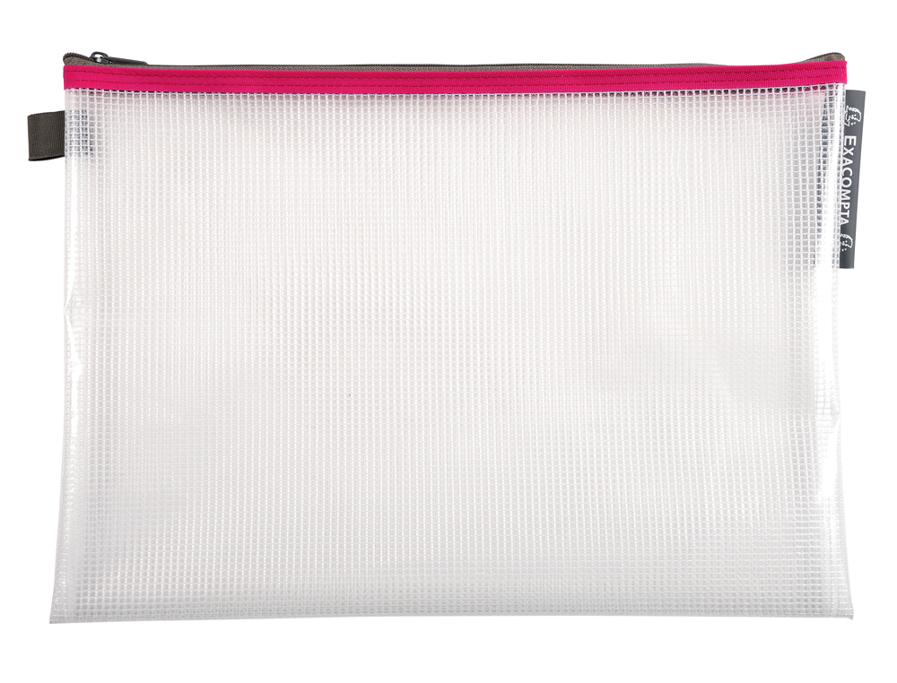 POCHETTE ZIP EXACOMPTA EVA A4 COLORIS ASSORTIS