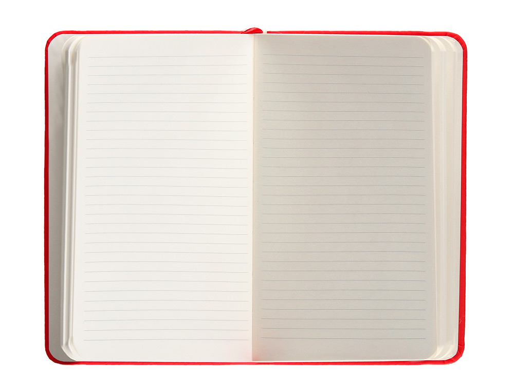 CARNET A6 ANTARTIK NOTES LIGNECOUVERTURE RIGIDE FERMETURE   ELASTIQUE 100 PAGES 80GR      COLORIS ROUGE