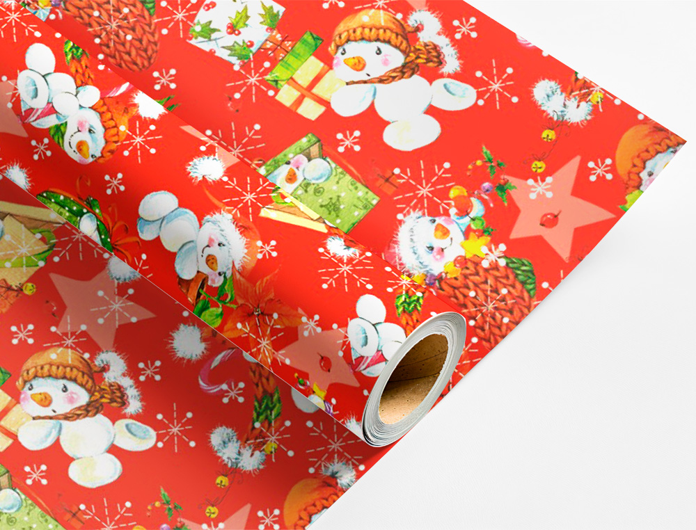 PAPIER CADEAU LIDERPAPEL NOEL ROULEAU 0,70X2M 60G MOTIFS ASSORTIS B-2024