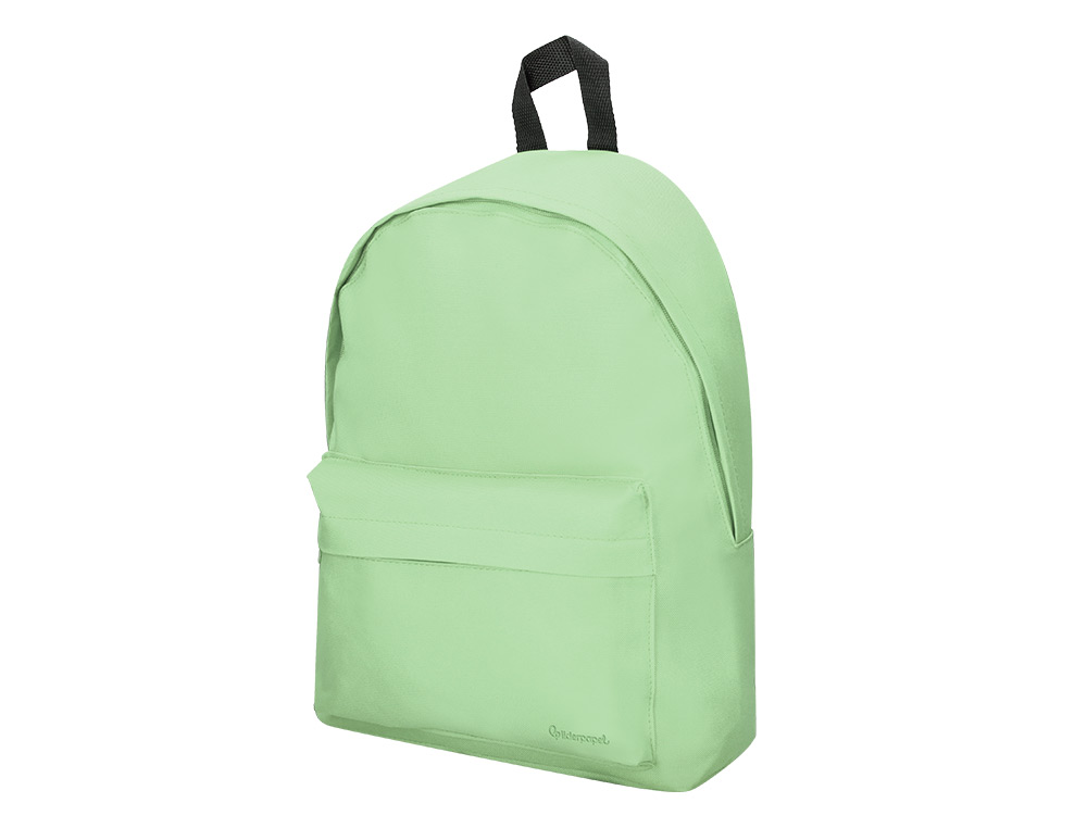 SAC A DOS LIDERPAPEL 1 COMPARTIMENT 40X12,5X30 CM    COLORIS VERT PASTEL