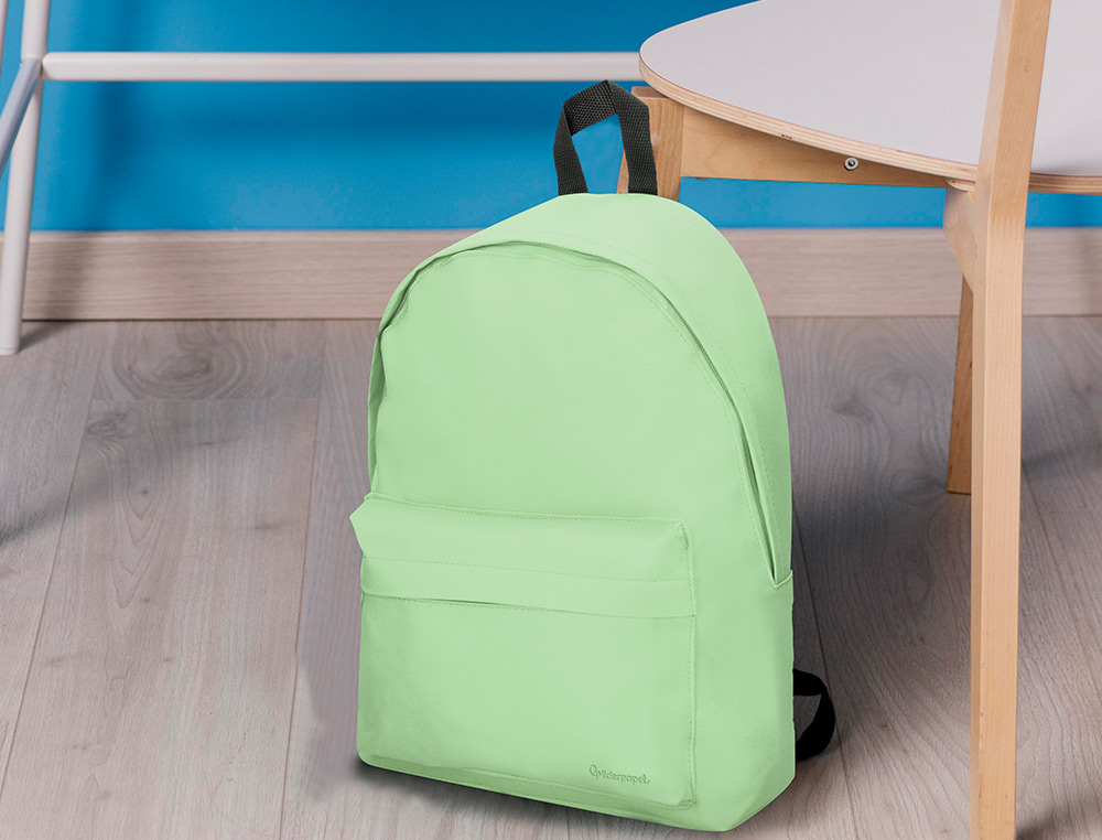 SAC A DOS LIDERPAPEL 1 COMPARTIMENT 40X12,5X30 CM    COLORIS VERT PASTEL