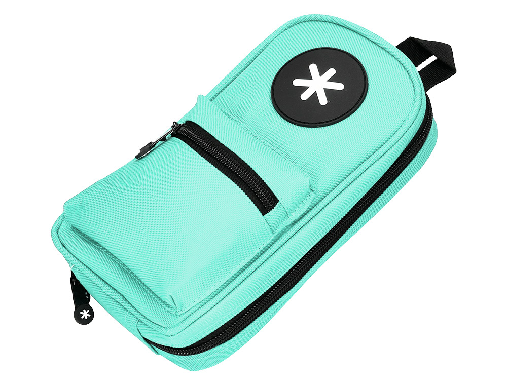 TROUSSE OVALE ANTARTIK AVEC 4 COMPARTIMENTS 230 X 50 X 120 MM MENTHE