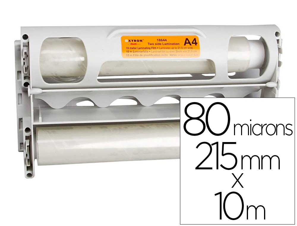 CARTOUCHE XYRON PLASTIFICATION STANDARD A4 80 MICRONS 10M