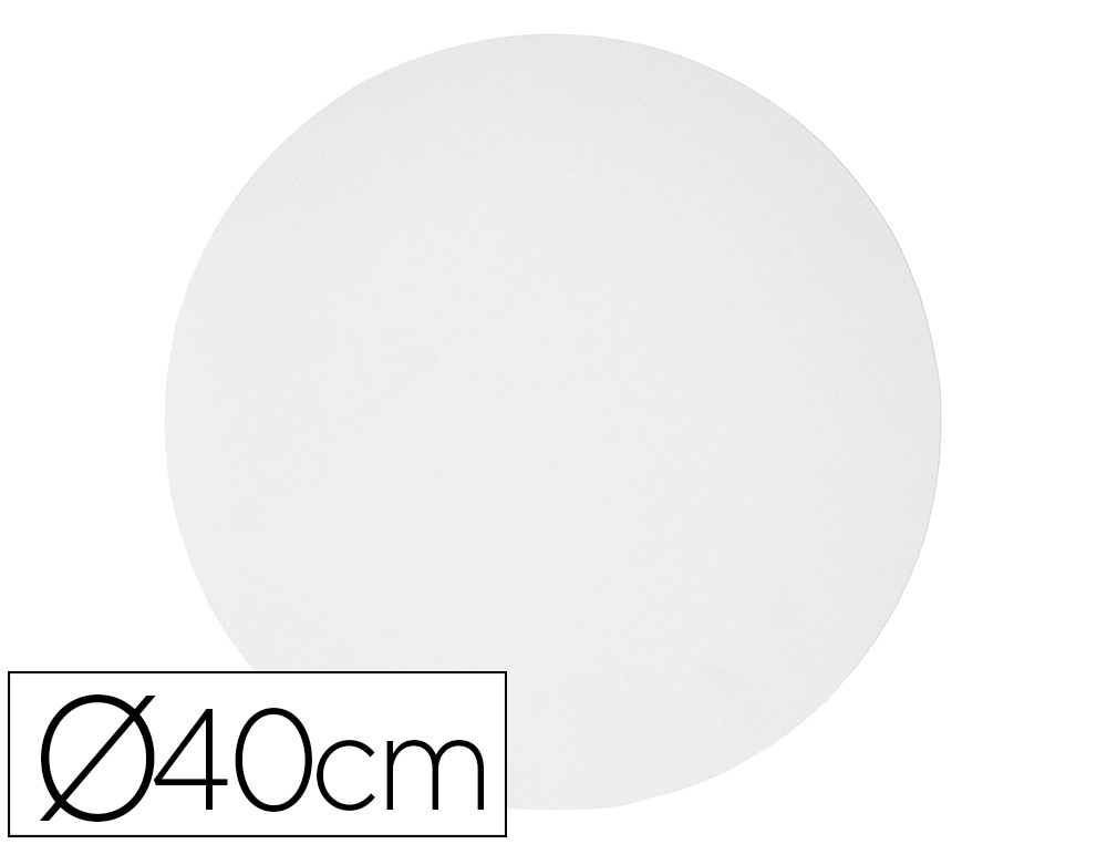 CARTON   PEINDRE ROND CLAIREFONTAINE COTON BLANC    40CM