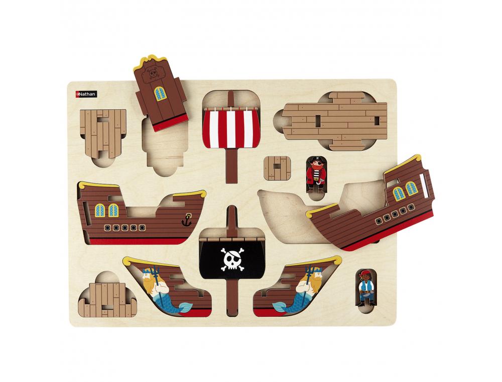 MES PREMIERES MAQUETTES NATHAN LE BATEAU PIRATE