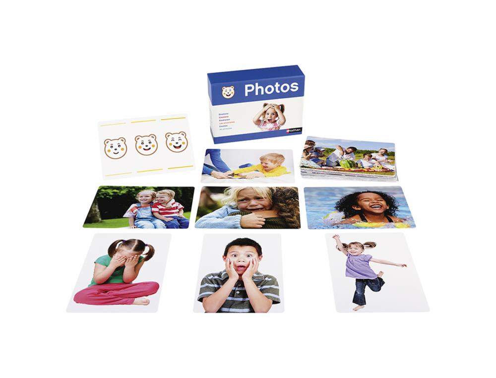 JEU DE LANGAGE ORAL IMAGIER PHOTOS EMOTIONS NATHAN
