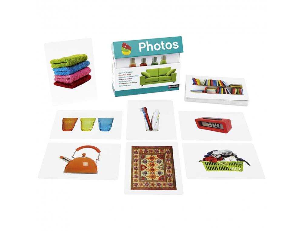 JEU DE LANGAGE ORAL PHOTOS NATHAN OBJETS DE LA MAISON