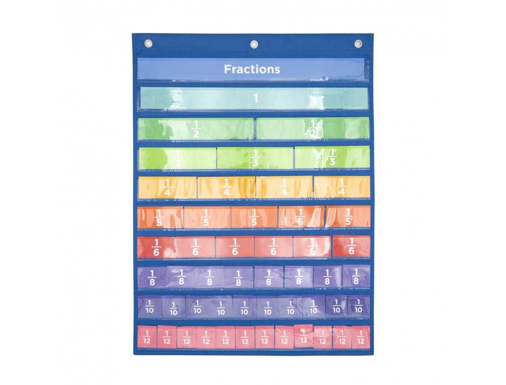 FRACTIONS ACHOKA TABLEAU DES FRACTIONS 52 POCHETTES 1      TABLEAU 52 CARTES IMPRIMEES