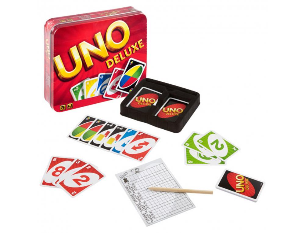 JEU DE CARTES UNO DE LUXE MATTEL
