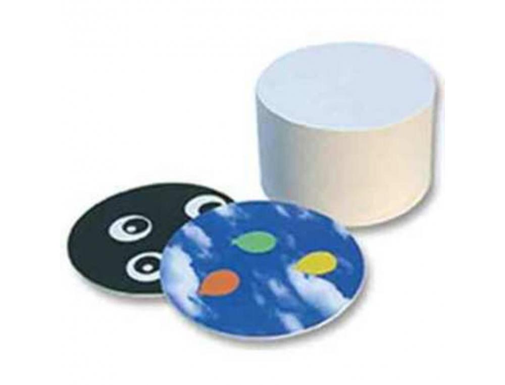 SOUS-VERRE CARTON FOLIA DIAMETRE 10.5CM COLORIS BLANC LOT DE 100