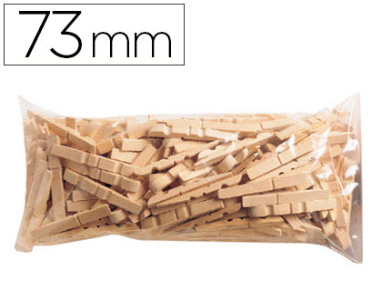 PINCE  LINGE EN BOIS SACHET 400 UNITS